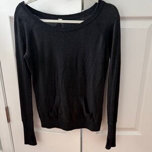 Dark grey lululemon Long Sleeve Sweater